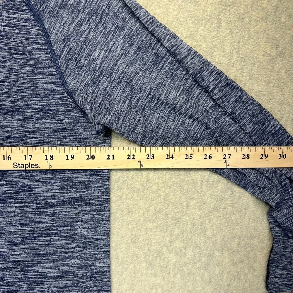 Lululemon Mens Metal‎ Vent Tech T-Shirt Heathered Blue Long Sleeve Performance L